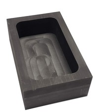 Gold Silver Graphite Ingot Mold Mould Crucible for Melting Casting Refining 