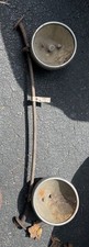 Vintage Ford 1930s Model A Twolite Headlamp Pair With Bar Used Condition