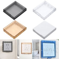 Self-Adhesive Socket Waterproof Box Wall-mounted Electric Plug Cover  Wall