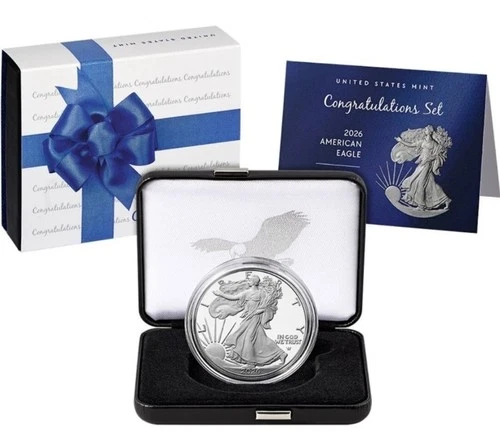 2026 P Congratulations Set American Eagle 1oz Silver Proof Coin - PRESALE