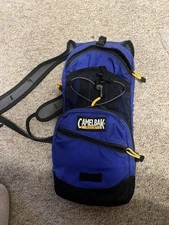 CamelBak Mule Blue black Backpack Hiking Running -Missing Hydration Bladder