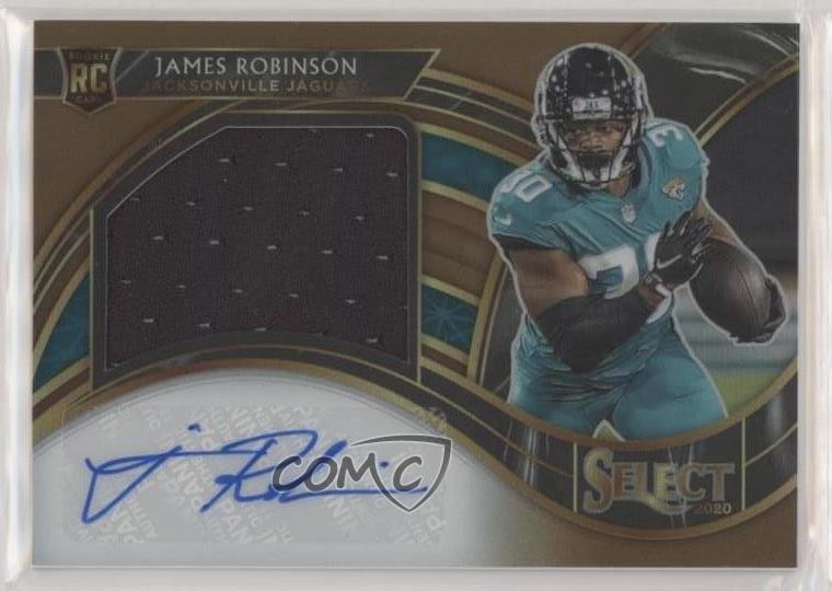 2020 Panini Select Copper Prizm 17/49 James Robinson #JRS-JRO Auto RC 1b8