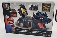 THE SUPER MARIO BROS MOVIE BOWSER'S ISLAND CASTLE PLAYSET BOWSER MINI FIGURE