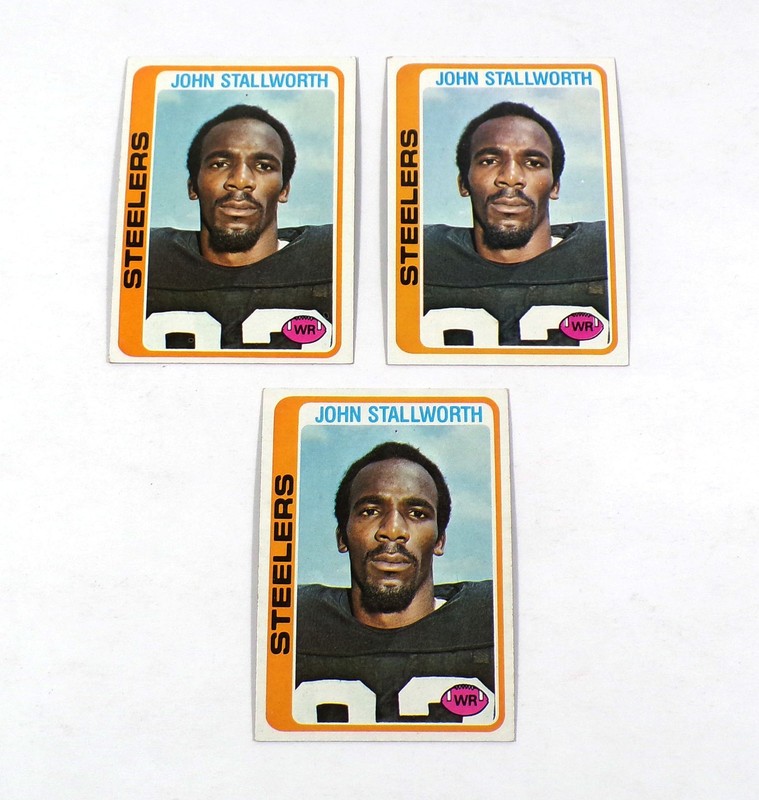 Lot of (3) 1978 Topps John Stallworth #320 Rookies Steelers