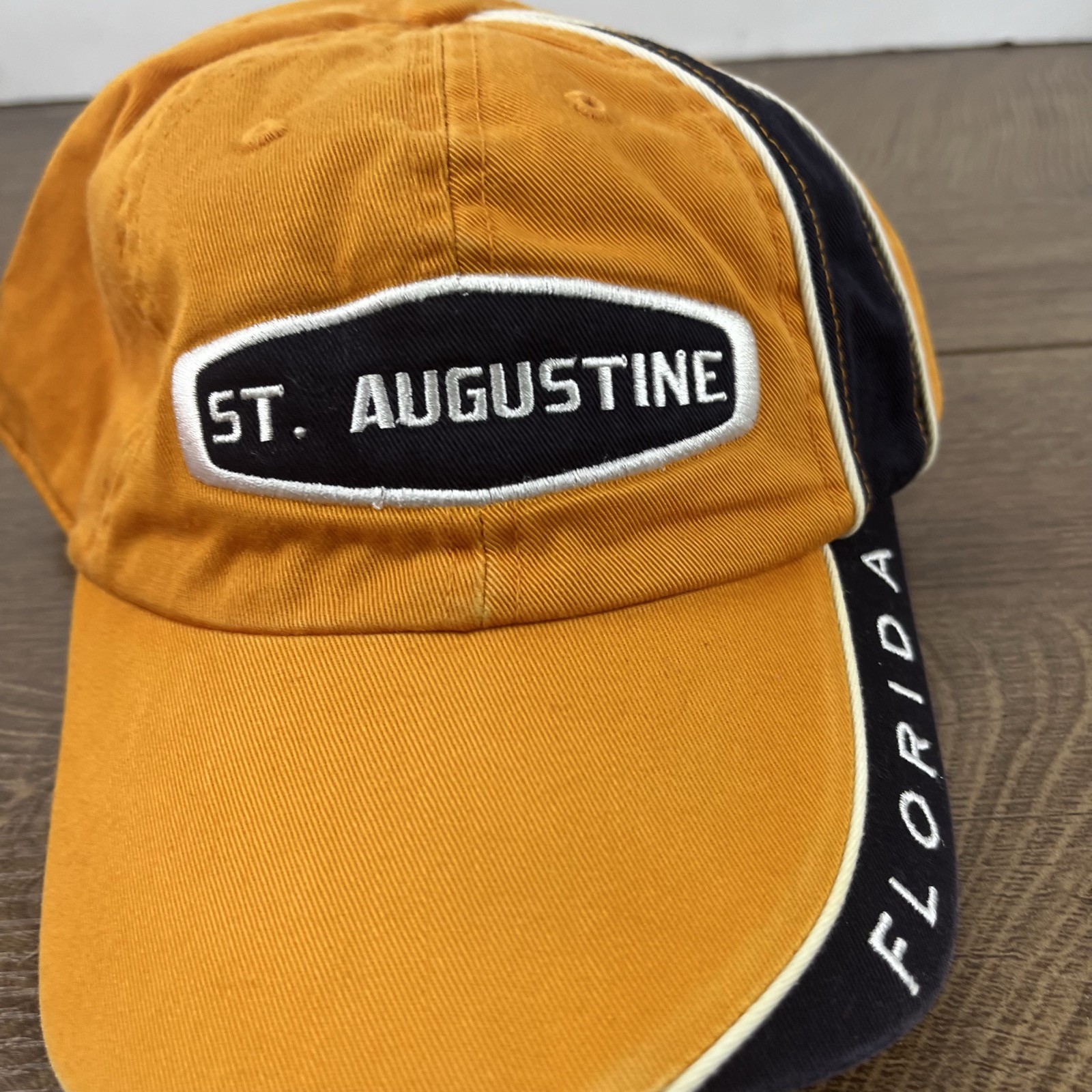 St. Augustine Hat Florida Adjustable Hat Orange A… - image 7