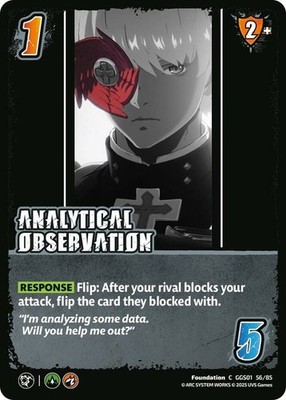 4X-ANALYTICAL OBSERVATION-GGS01: Guilty Gear -Strive--Universus