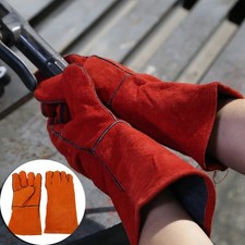 Wood Burning Stove Gloves Heat Proof Mitt for Log Burner Fire Woodburners Oven