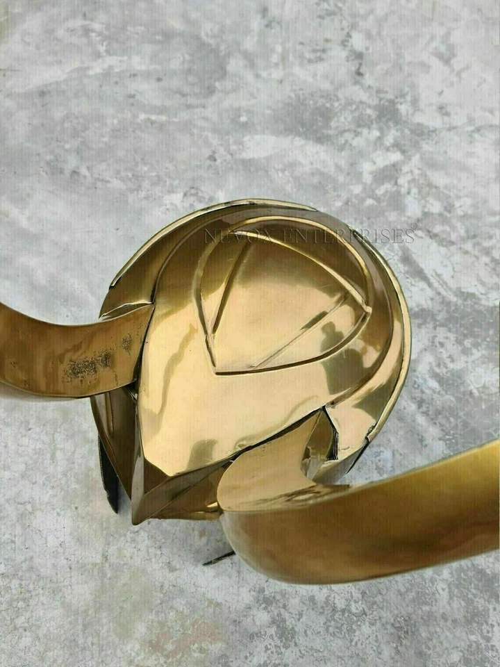 Casco Thor Ragnarok Casco Calibre 18 Acero Suave Thor Película Loki Casco Foto 2 de 4