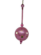 Kurt S Adler Kringle Glass 8.5” Hanging Christmas Ornament