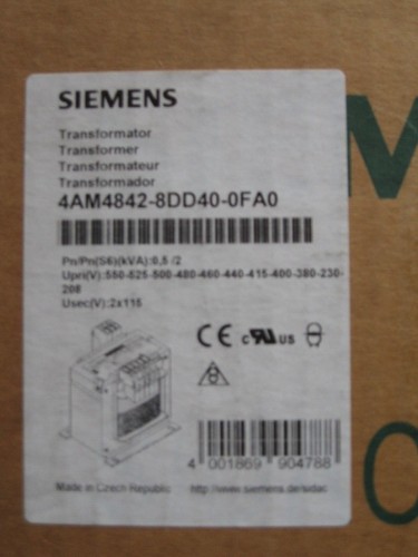 4AM4842-8DD40-0FA0 Transformer - New Open Box - Picture 2 of 4
