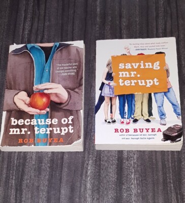 MR. TERUPT By Rob Buyea Lot Of 2 Paperback Chapter Books #1 & #3 In Series
