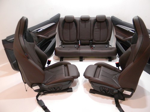 BMW F39 x2 leather equipment sports seats leather Dakota Alcantar Mocca - Picture 20 of 24