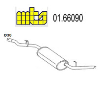 Hinterer SchalldäMpfer Fiat Duna MTS FüR 7603736