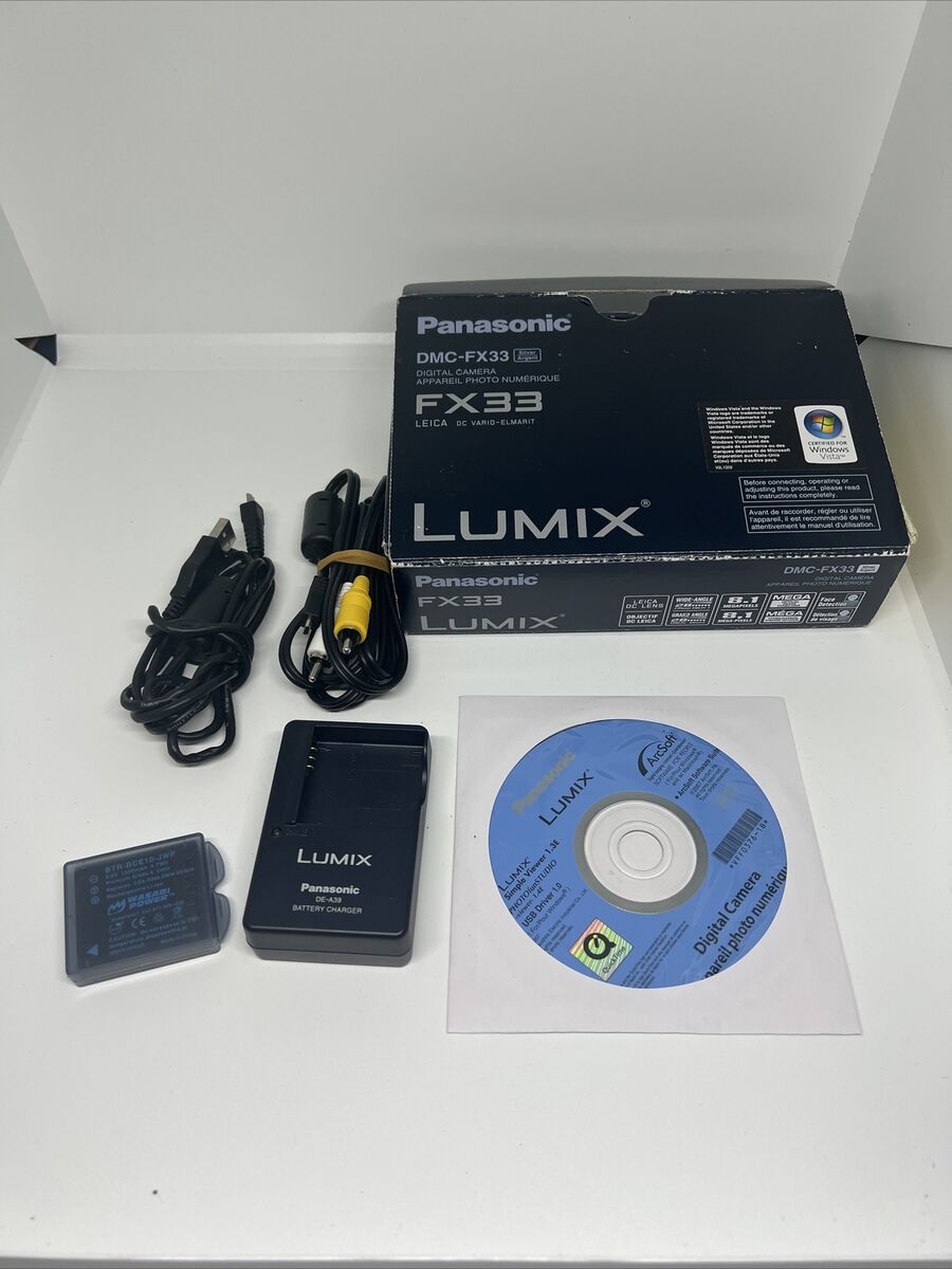 Panasonic LUMIX DMC-FX33 8.1MP Digital Camera/ No Camera Panasonic LUMIX DMC-FX33 8.1MP Digital Camera/ No Camera