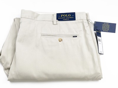 Ralph Lauren klassischer Stein großer und großer Chino (W36-W58B)