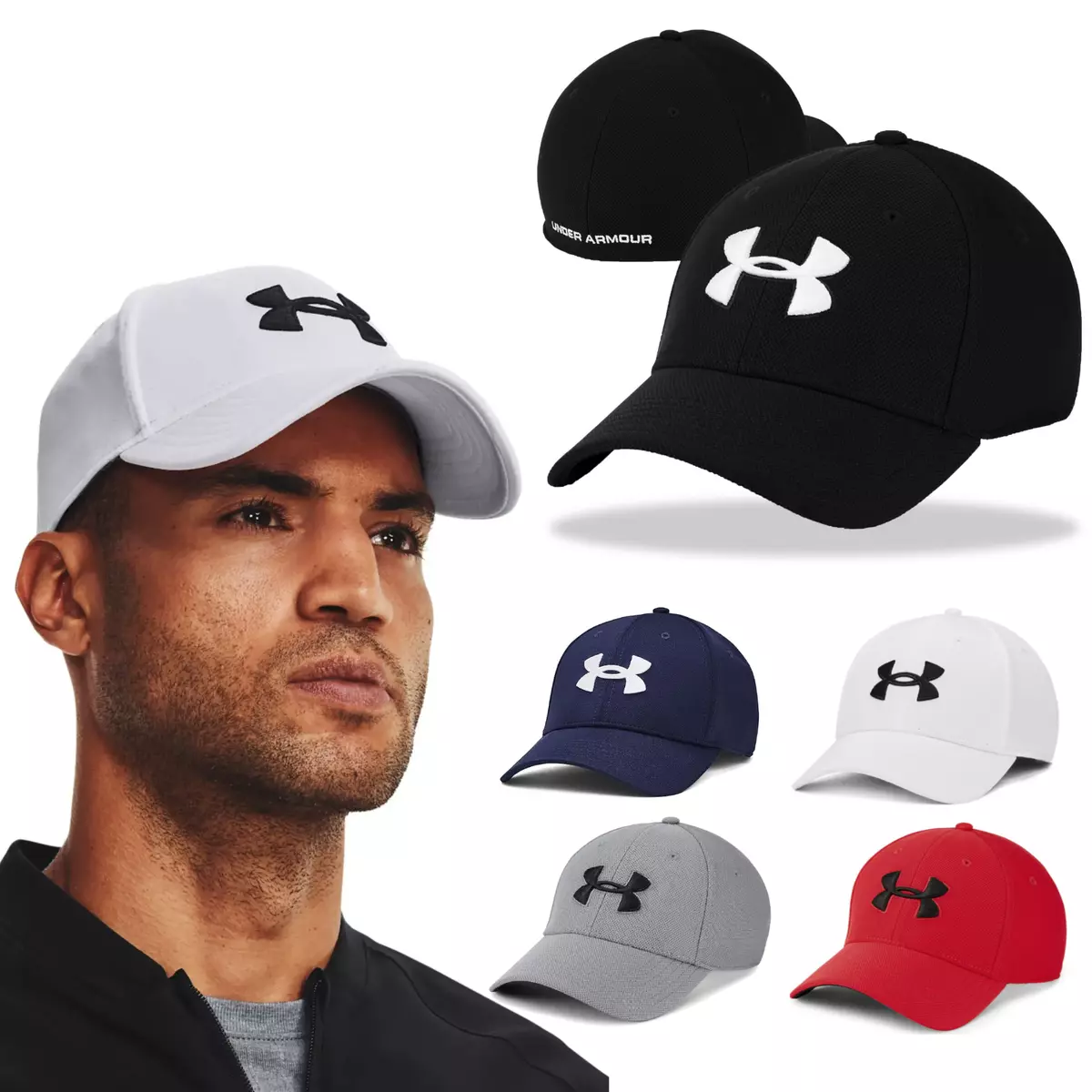 Under Armour Cap Men's UA Men's Heathered Blitzing 3.0 Cap with Peak Sport