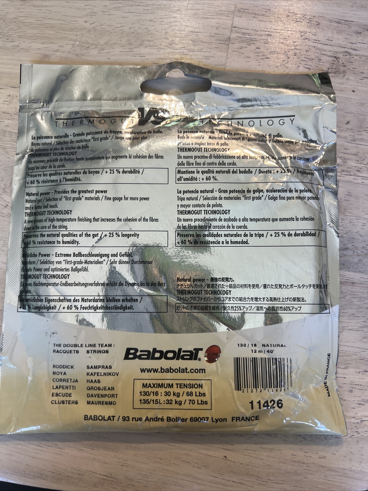 Bablat VS Touch 130/16 Tennis String