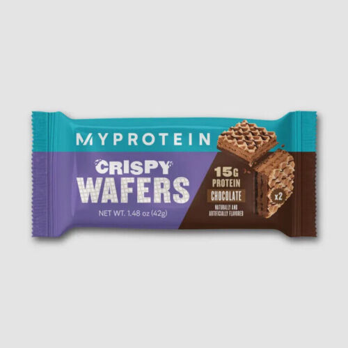 MYPROTEIN - Crispy wafers Protein bar 42g FREE SHIPPING WORLD WIDE - Picture 1 of 5