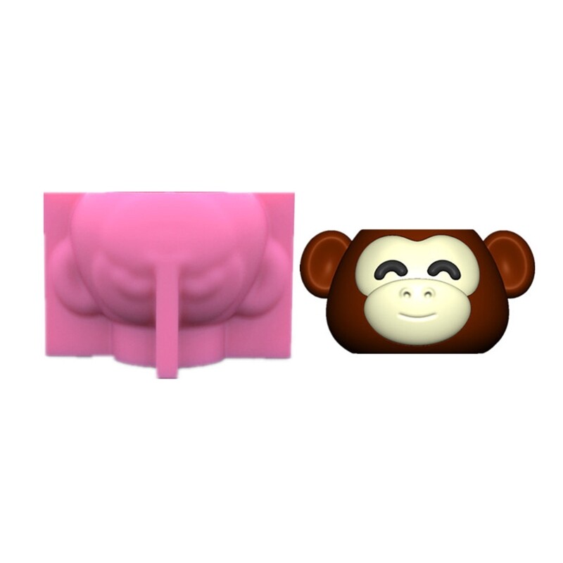 Monkey Flower Pot Silicone Resin Mold Epoxy Resin Casting Succulent Pot Mould