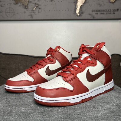 Nike Dunk High LXX Women Sz 6.5 Retro Shoe Red White Athletic Sneaker DX0346-600