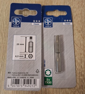 Lux Tools Bit 2er Set Torxbit TX30