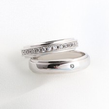 CZ Eternity Band Matching Couple Engagement Wedding Ring Set Promise Lover Ring