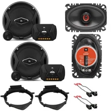JBL 6.5" Component & 4x6" Speakers for 2007-2013 Silverado/Sierra Single Cab