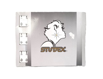 New Studex Sterilized Ear Piercing Studs Post SEALED 16 pk Round Ball Earrings