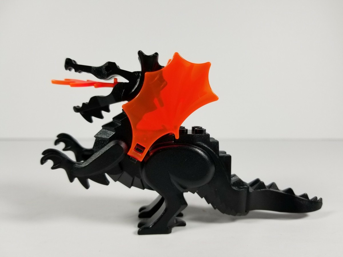 LEGO Minifigure Black Dragon w/ Wings - Classic Castle 6129c04