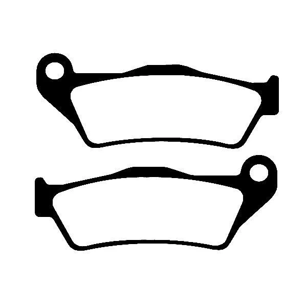 Pastillas de freno de disco traseras sinterizadas EBC (1 juego) para BMW R1200S (2006 a 2008) Foto 4 de 4