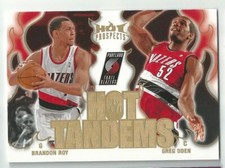 2008-09 Fleer Hot Prospects Brandon Roy Greg Oden Hot Tandems #HT-16