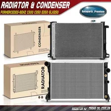 Radiator & AC Condenser Cooling Kit for Mercedes-Benz C300 C350 GLK250 E250 E350