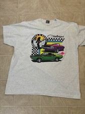 Vintage Dodge Challenger Plymouth Barracuda E-Body Shirt XXL MOPAR USA Made