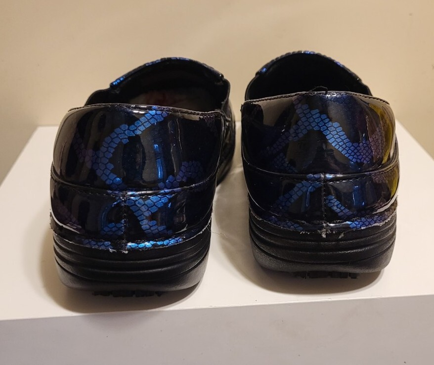 Spring Step Ferrara-Racer Blue Phython Print Pate… - image 5