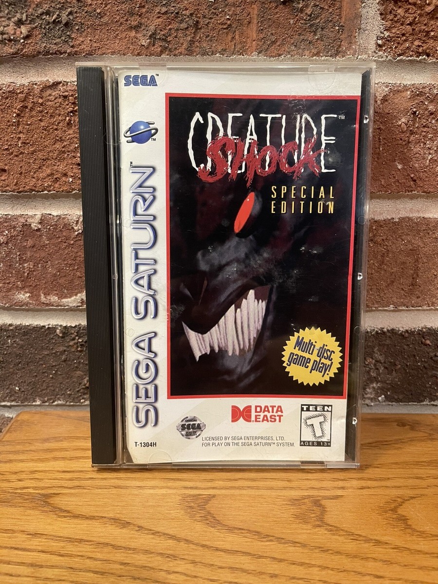 Creature Shock: Special Edition (Sega Saturn, 1996) CIB Complete w