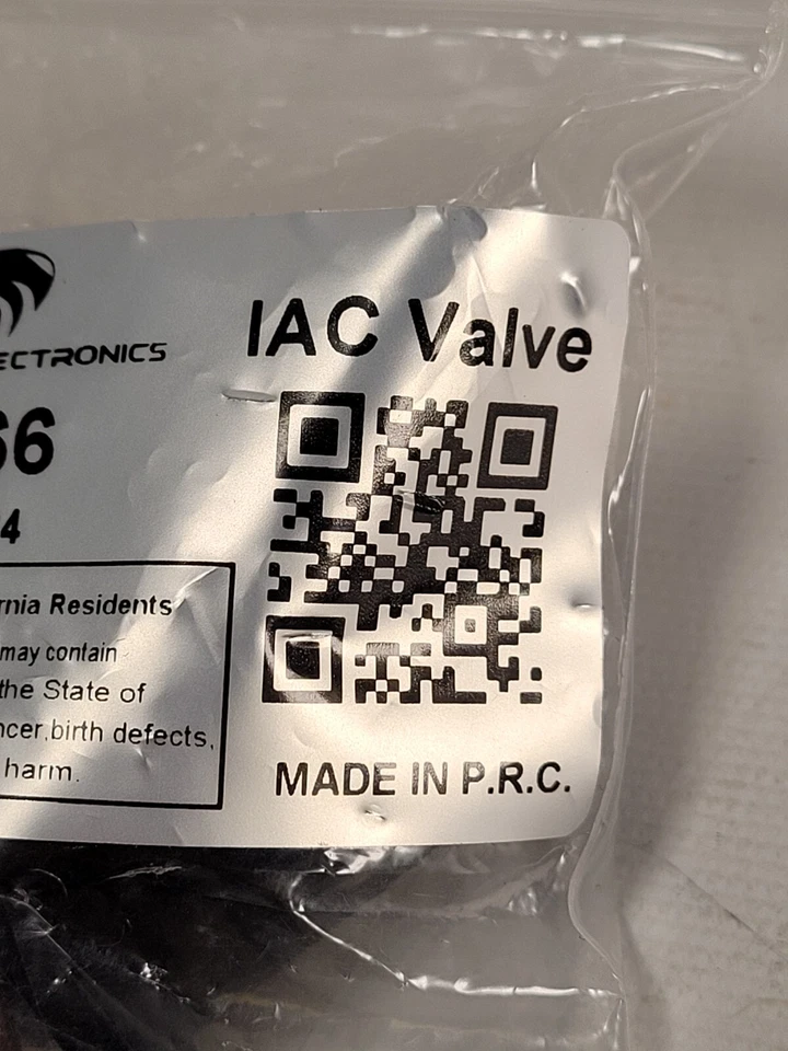 Válvula de control de aire de ralentí IAC estabilizador de velocidad Chevy IAC66 21-082624 Foto 3 de 4