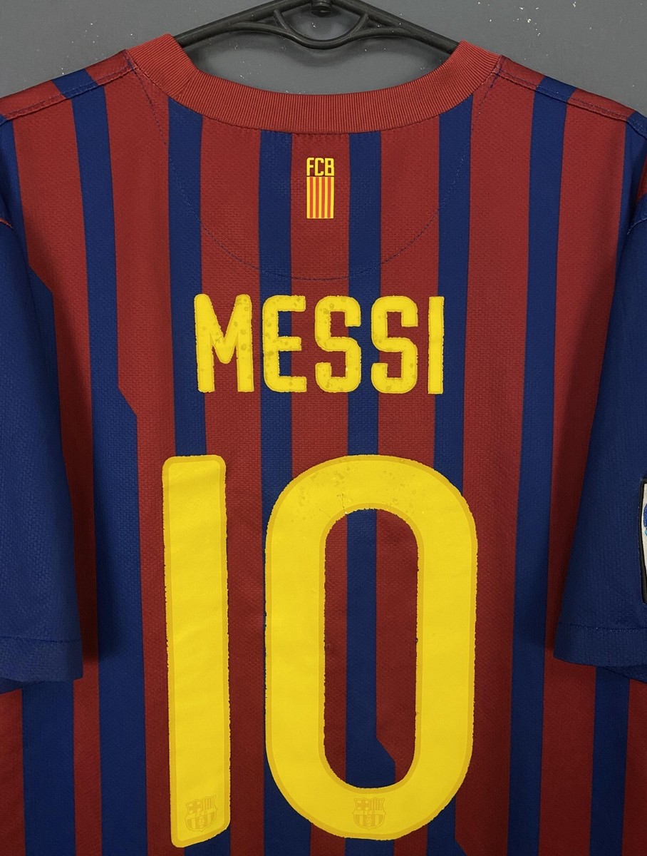 Barcelona Messi 10番 長袖 ユニフォーム 10-11 FC BARCELONA 2011 2012 HOME FOOTBALL SHIRT SOCCER JERSEY NIKE #10