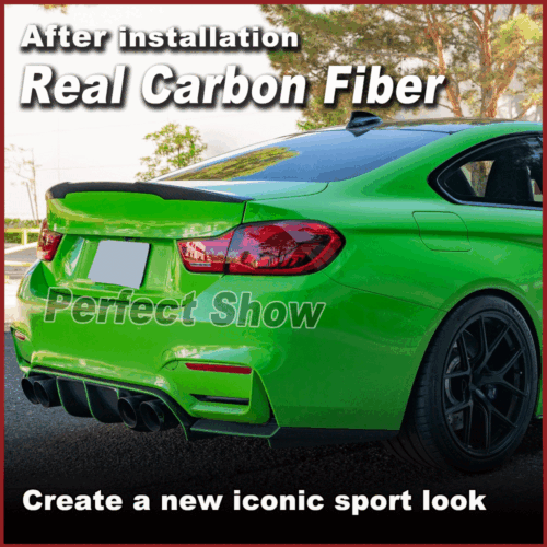 Alerón trasero de carbono alerón labio se adapta a BMW Serie 4 F82 M4 Coupé 2014-2019 - Imagen 2 de 14