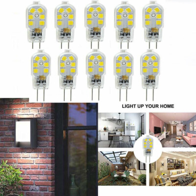 10X G4 Led Bulb Spotlight Chandelier Lighting Replace 20W Halogen Lamp For Home