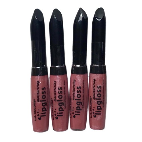 LA Colors feuchtigkeitsspendender Lipgloss CLG851 Tickled Pink, 4 Stück - neu & versiegelt