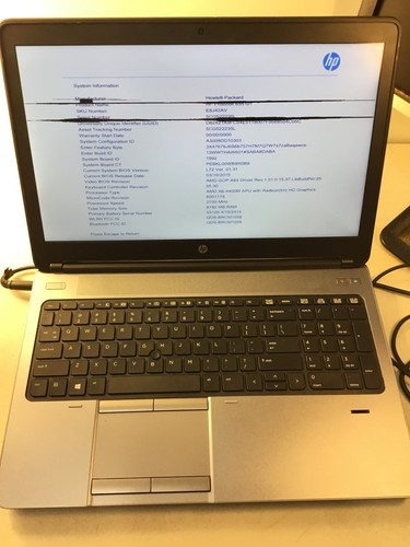 HP ProBook 655 G1, AMD A6-4400M 2.70Ghz, 8GB RAM, NO HDD - Picture 2 of 6