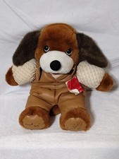 Elvis Presley Hound Dog Figurine Stuffed Dog Taipow 1994/14 5/8in Buckle Missing