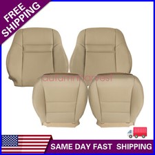 For 2003-2007 Honda Accord 4dr Front Drive Passenger Leather Seat Cover Tan For 2003-2007 Honda Accord 4dr Front Drive Passenger Leather Seat Cover Tan
