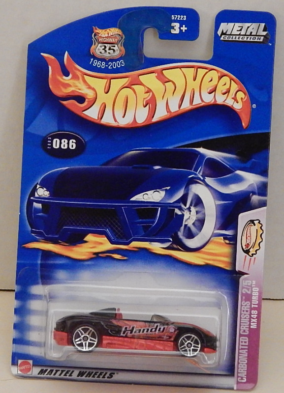 MX48 Turbo Hot Wheels Carbonated Cruisers 2003-086 Track Ready