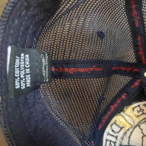 Vintage Y2K 2000s Ed Hardy “Love Dies Hard” Rhinestone Trucker Hat - Picture 5 of 8