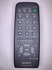 Sony System Audio Remote Control RM-SCQ1 Black Fully Tested Genuine Original