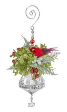 KISSING KRYSTALS 2021 Annual Limited Edition Mistletoe Christmas Ornament Ganz
