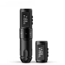 Wireless Tattoo Adjustable Stroke 2-4mm Cartridge 1800mAh Coreless Motor Artists