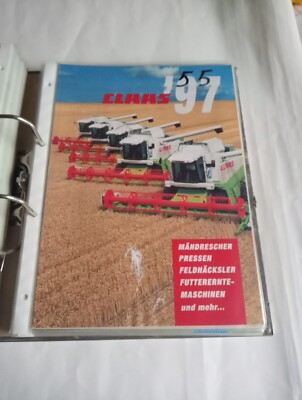 Tractor brochure, agricultural machinery brochure, No. 55 other brochures listed