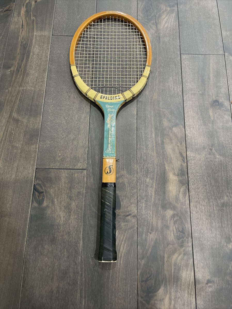 Ancienne Raquette De Tennis En Bois Spalding Doris Hart – Modéle Vintage Avec Cordage, Taille 4 1/2 Légére